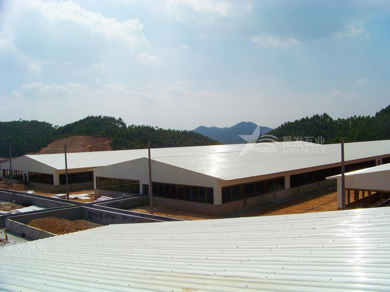 合成樹(shù)脂瓦施工安裝用什么材料搭建架子，鋼結構搭建樹(shù)脂瓦